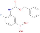 3-(Benzyloxycarbonylamino)-4-fluorophenylboronic acid