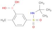 (5-(N-(tert-Butyl)sulfamoyl)-2-methylphenyl)boronic acid