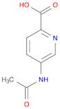 2-Pyridinecarboxylic acid, 5-(acetylamino)-