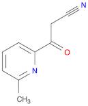 3-(6-METHYLPYRIDIN-2-YL)-3-OXOPROPANENITRILE
