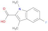 5-FLUORO-1,3-DIMETHYL-1H-INDOLE-2-CARBOXYLIC ACID