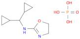 2-Oxazolamine, N-(dicyclopropylmethyl)-4,5-dihydro-, phosphate (1:1)