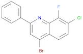 4-Bromo-7-chloro-8-fluoro-2-phenylquinoline