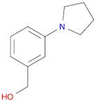 Benzenemethanol,3-(1-pyrrolidinyl)-