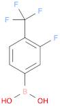3-FLUORO-4-TRIFLUOROMETHYL-PHENYLBORONIC ACID