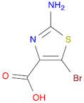 4-Thiazolecarboxylicacid, 2-amino-5-bromo-