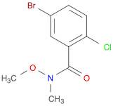 5-Bromo-2-chloro-N-methoxy-N-methylbenzamide