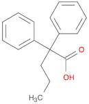 Benzeneacetic acid, a-phenyl-a-propyl-
