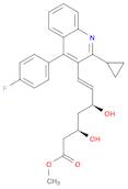 (3R,5S,E)-Methyl 7-(2-cyclopropyl-4-(4-fluorophenyl)quinolin-3-yl)-3,5-dihydroxyhept-6-enoate