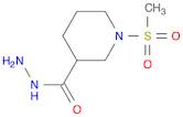 1-(methylsulfonyl)piperidine-3-carbohydrazide