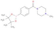 (4-Methylpiperazin-1-yl)(4-(4,4,5,5-tetramethyl-1,3,2-dioxaborolan-2-yl)phenyl)methanone