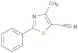 4-Methyl-2-phenylthiazole-5-carbonitrile