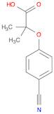Propanoic acid,2-(4-cyanophenoxy)-2-methyl-