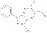 3-chloro-7-methyl-9-phenyl-2,8,9-triazabicyclo[4.3.0]nona-2,4,7,10-tetraene-4-carbaldehyde