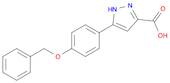 5-(4-BENZYLOXYPHENYL)-1H-PYRAZOLE-3-CARBOXYLIC ACID