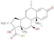 6a,9a-Difluoro-11b,17a-dihydroxy-16a-methyl-3-oxoandrosta-1,4-diene-17b-carbothioic acid