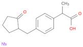 Sodium 2-(4-((2-oxocyclopentyl)methyl)phenyl)propanoate