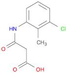 3-[(3-CHLORO-2-METHYLPHENYL)AMINO]-3-OXOPROPANOIC ACID
