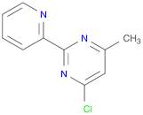 4-CHLORO-6-METHYL-2-(2-PYRIDINYL)PYRIMIDINE