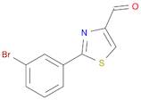 2-(3-Bromophenyl)thiazole-4-carbaldehyde