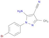 5-Amino-1-(4-bromophenyl)-3-methyl-1H-pyrazole-4-carbonitrile