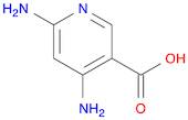 3-Pyridinecarboxylicacid, 4,6-diamino-