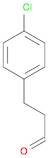 Benzenepropanal,4-chloro-
