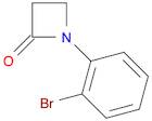 2-Azetidinone, 1-(2-bromophenyl)-