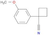 1-(3-Methoxyphenyl)cyclobutanecarbonitrile