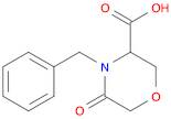 3-Morpholinecarboxylic acid, 5-oxo-4-(phenylmethyl)-, (Â±)-
