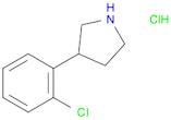 3-(2-CHLORO-PHENYL) PYRROLIDINE HCL