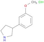 3-(3-METHOXY-PHENYL) PYRROLIDINE HCL