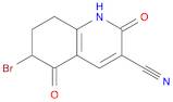 6-BROMO-2,5-DIOXO-1,2,5,6,7,8-HEXAHYDROQUINOLINE-3-CARBONITRILE