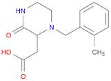 [1-(2-Methylbenzyl)-3-oxo-2-piperazinyl]acetic Acid