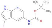 tert-Butyl (3-iodo-1H-pyrrolo[2,3-b]pyridin-5-yl)carbamate