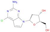 2-AMINO-4-CHLORO-7-(β-D-2-DEOXYRIBOFURANOSYL)PYRROLO-[2,3-D]PYRIMIDINE
