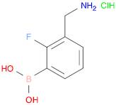 3-(Aminomethyl)-2-fluorophenylboronic acid, HCl