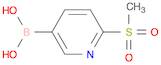6-(methylsulfonyl)pyridine-3-boronic acid