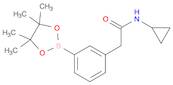 N-Cyclopropyl-2-[3-(4,4,5,5-tetramethyl-1,3,2-dioxaborolan-2-yl)phenyl]acetamide