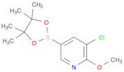 3-CHLORO-2-METHOXYPYRIDINE-5-BORONIC ACID PINACOL ESTER