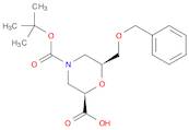 (2R,6S)-6-(benzyloxyMethyl)-4-(tert-butoxycarbonyl)Morpholine-2-carboxylic acid