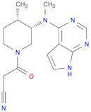 3-((3S,4S)-4-methyl-3-(methyl(7H-pyrrolo[2,3-d]pyrimidin-4-yl)amino)piperidin-1-yl)-3-oxopropanenitrile