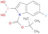 1H-Indole-1-carboxylic acid, 2-borono-6-fluoro-, 1-(1,1-dimethylethyl) ester
