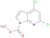 1H-Pyrrolo[2,3-b]pyridine-1-carboxylic acid, 4,6-dichloro-, methyl ester