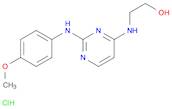 4-(2-HYDROXYETHYLAMINO)-2-(4-METHOXYPHENYLAMINO)-PYRIMIDINE HYDROCHLORIDE