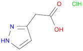 1H-Pyrazole-3-acetic acid, hydrochloride