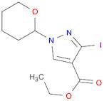 1H-Pyrazole-4-carboxylic acid, 3-iodo-1-(tetrahydro-2H-pyran-2-yl)-, ethyl ester