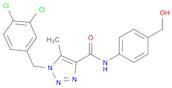 1-[(3,4-dichlorophenyl)methyl]-N-[4-(hydroxymethyl)phenyl]-5-methyl-1H-1,2,3-triazole-4-carboxamide