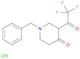 1-Benzyl-3-(2,2,2-trifluoro-acetyl)piperidin-4-one HCl