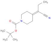 tert-Butyl 4-(1-cyanopropylidene)piperidin-1-carboxylate